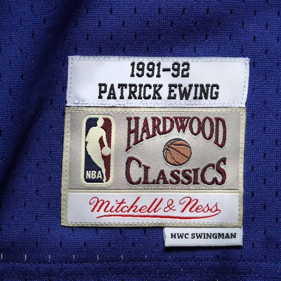 Patrick Ewing New York Knicks 1991/92 Hardwood Classics Jersey - Blue