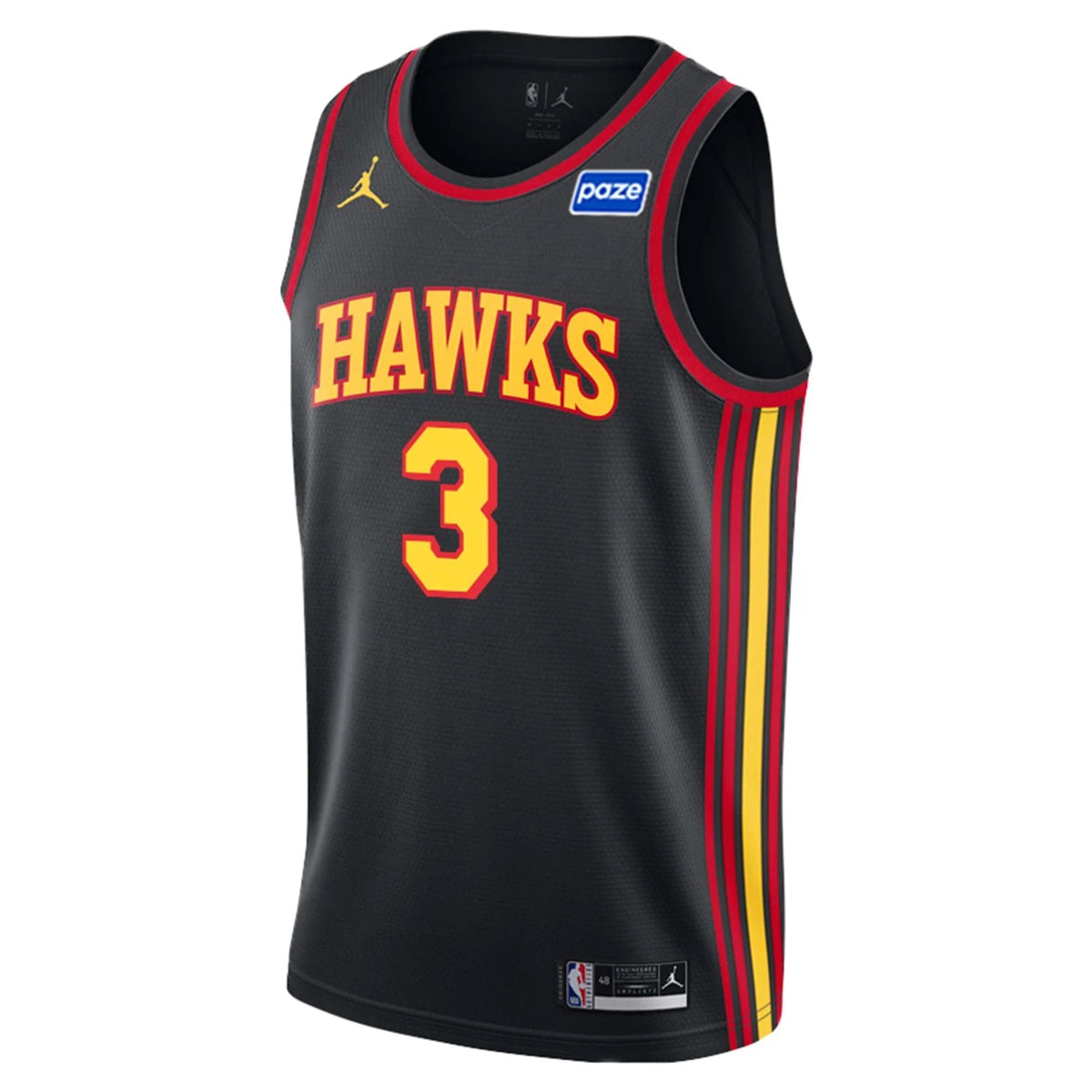 CJ McCollum Atlanta Hawks Jersey - Statement Edition - Black