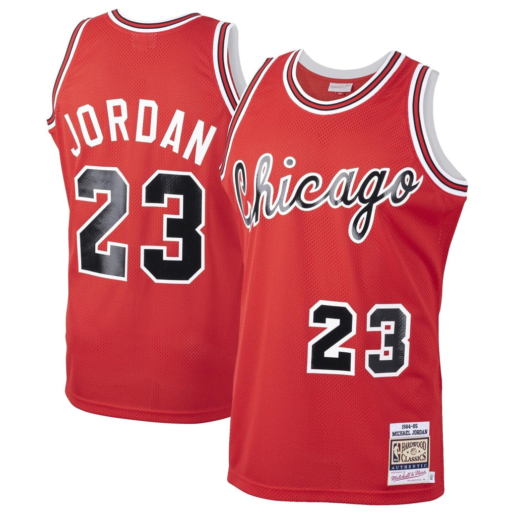 Michael Jordan Chicago Bulls 1984/85 Hardwood Classics Jersey - Red