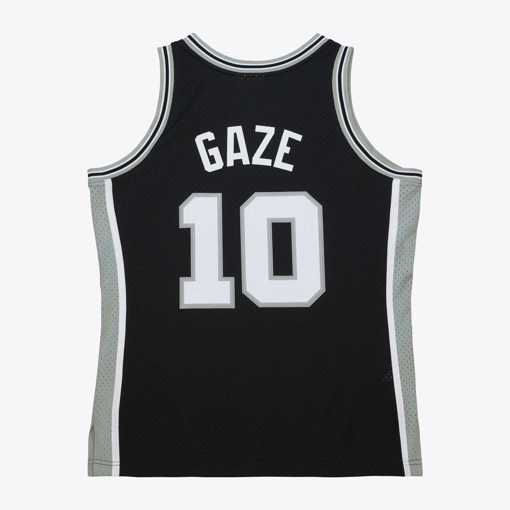 Andrew Gaze San Antonio Spurs 1998-99 Black Jersey Stitched