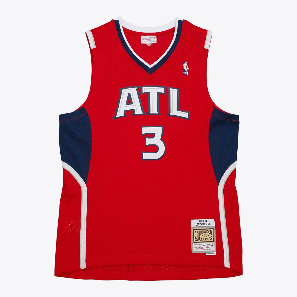 Lou Williams Atlanta Hawks 2013-14 Red Jersey Stitched
