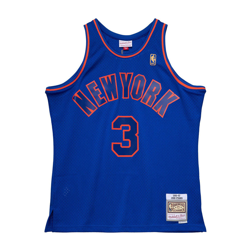 HWC Knicks Swingman Jersey John Starks 1996-97 Anniversary