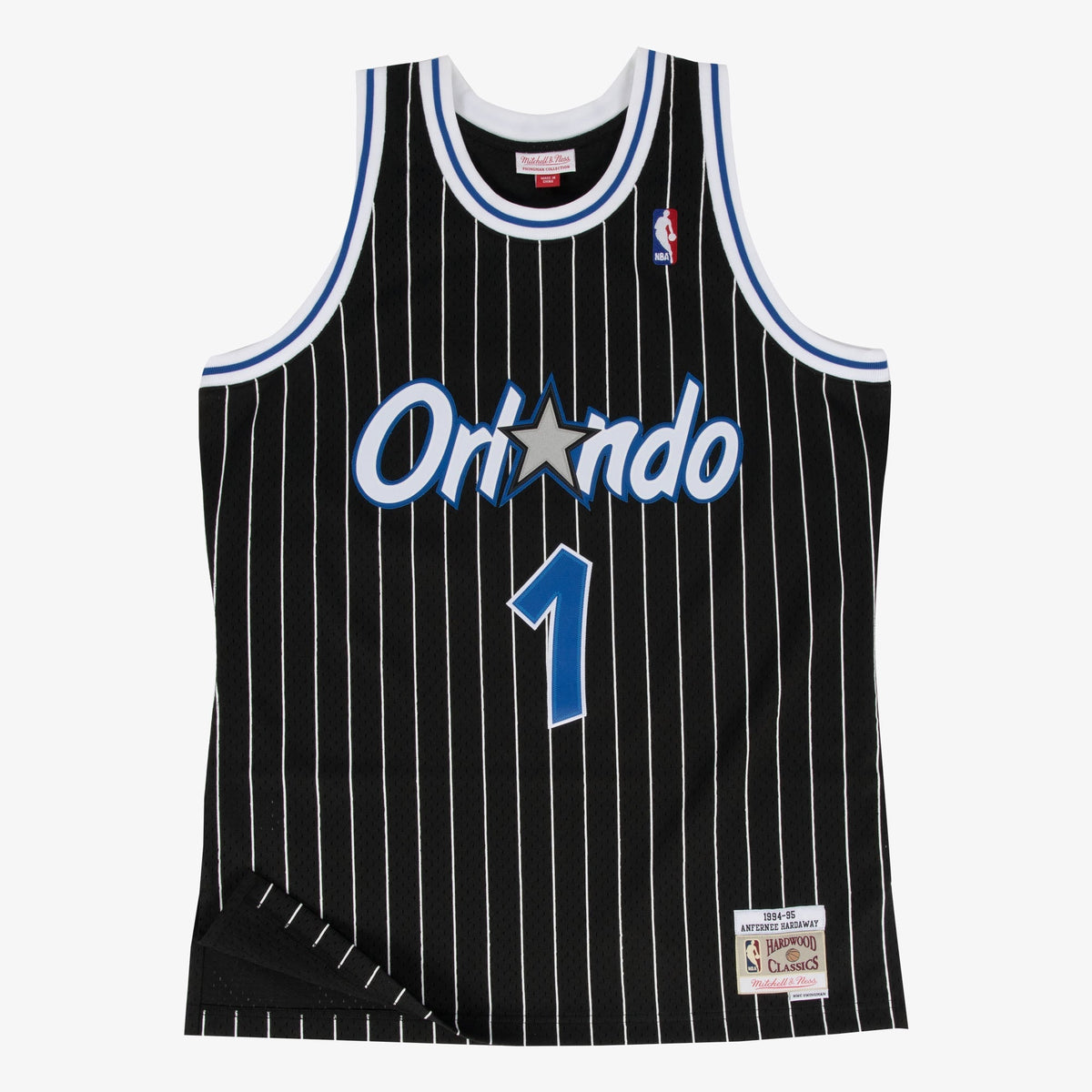 Penny Hardaway Orlando Magic 1994-95 Black Jersey Stitched