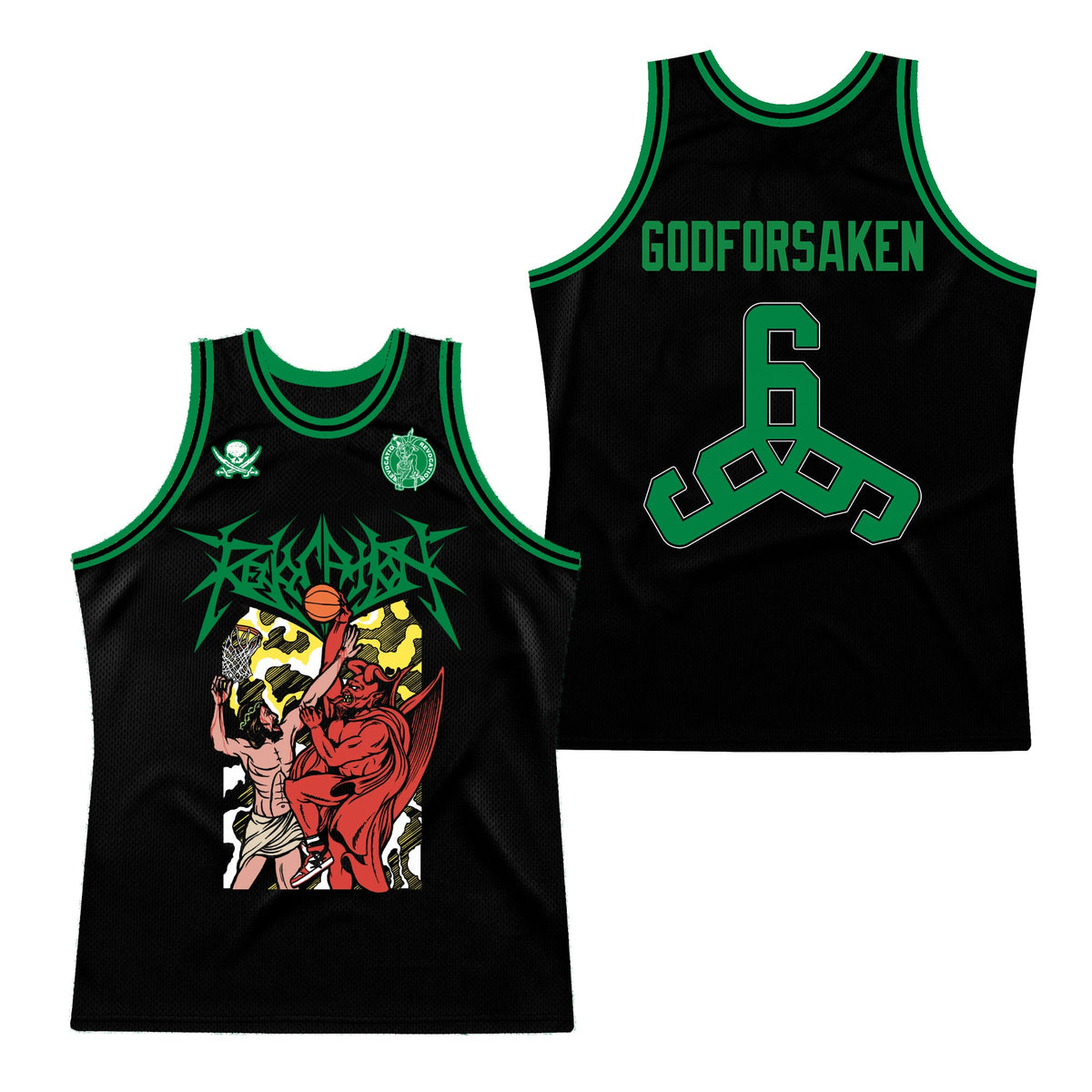 Revocation - Godforsaken basketball jersey