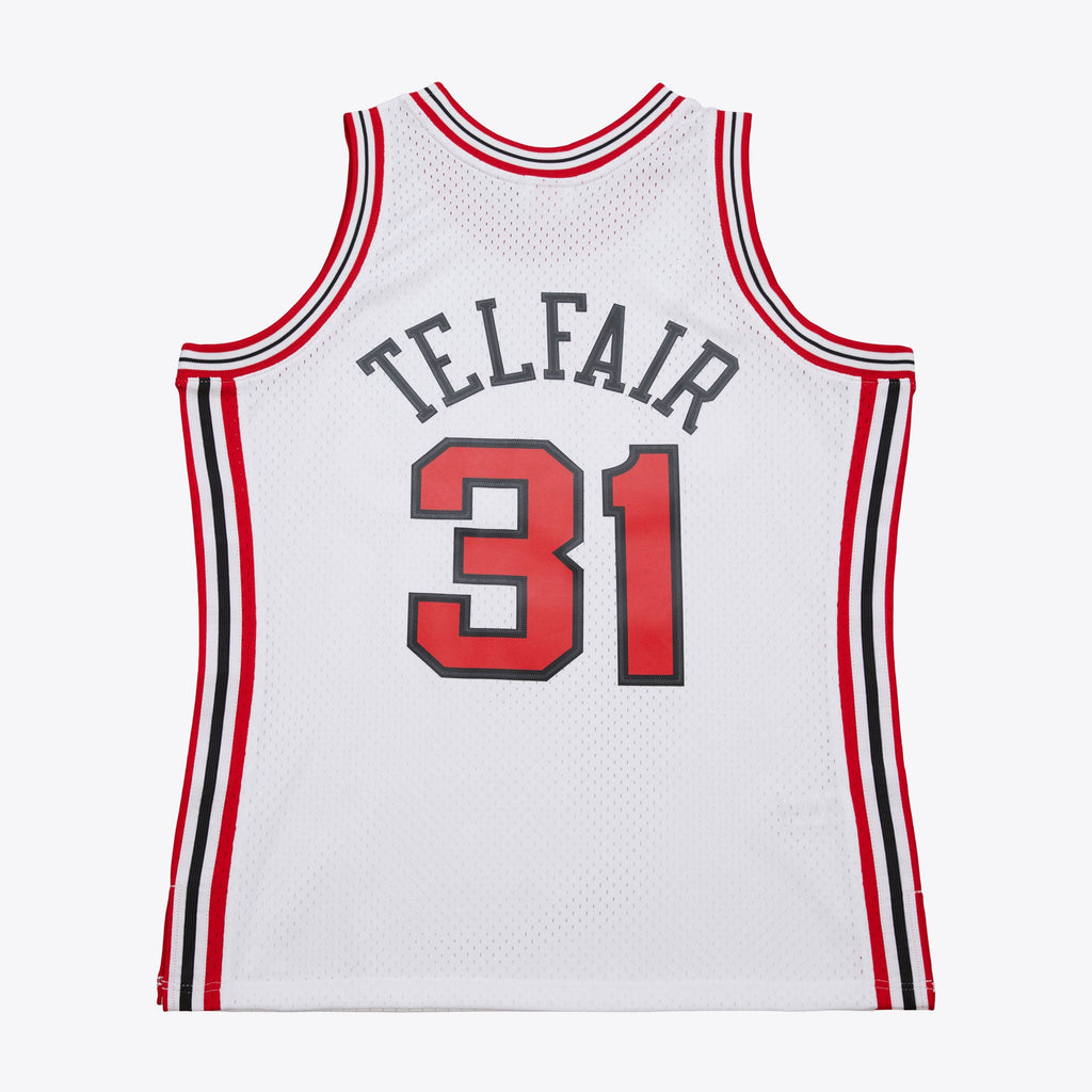 Sebastian Telfair Portland Trail Blazers 2004-05 White Jersey Stitched