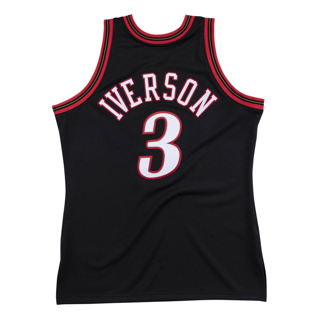 Allen Iverson Philadelphia 76ers Mitchell & Ness Hardwood Classics 1997/98 Jersey - Black