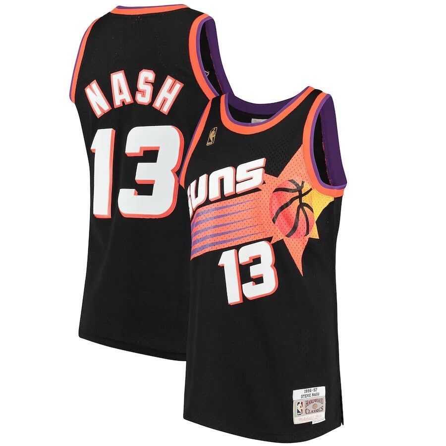Steve Nash Phoenix Suns 1996/97 Hardwood Classics Jersey - Black