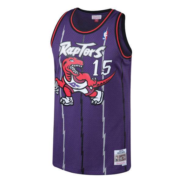 Men's Vince Carter Toronto Raptors Mitchell & Ness 1998-99 Hardwood Classics Swingman Jersey - Purple