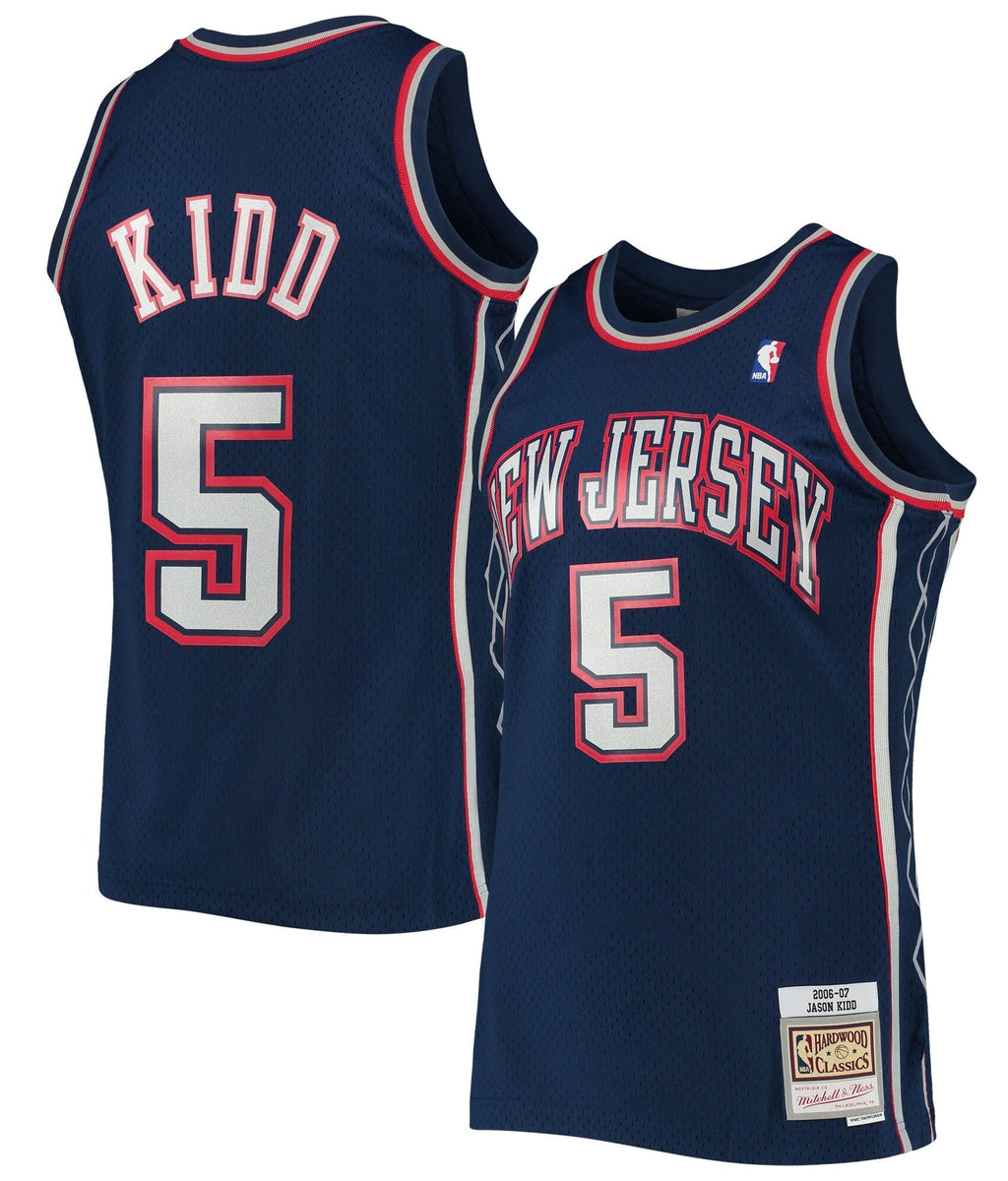Men's Jason Kidd New Jersey Nets Navy 2006-07 Swingman Replica Jersey