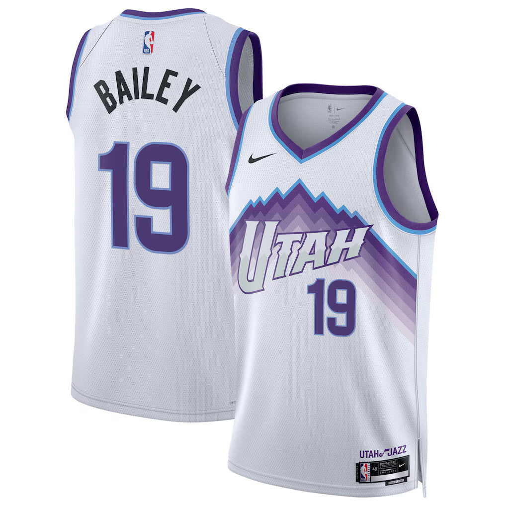 Ace Bailey Utah Jazz Unisex Swingman Jersey - Association Edition - White