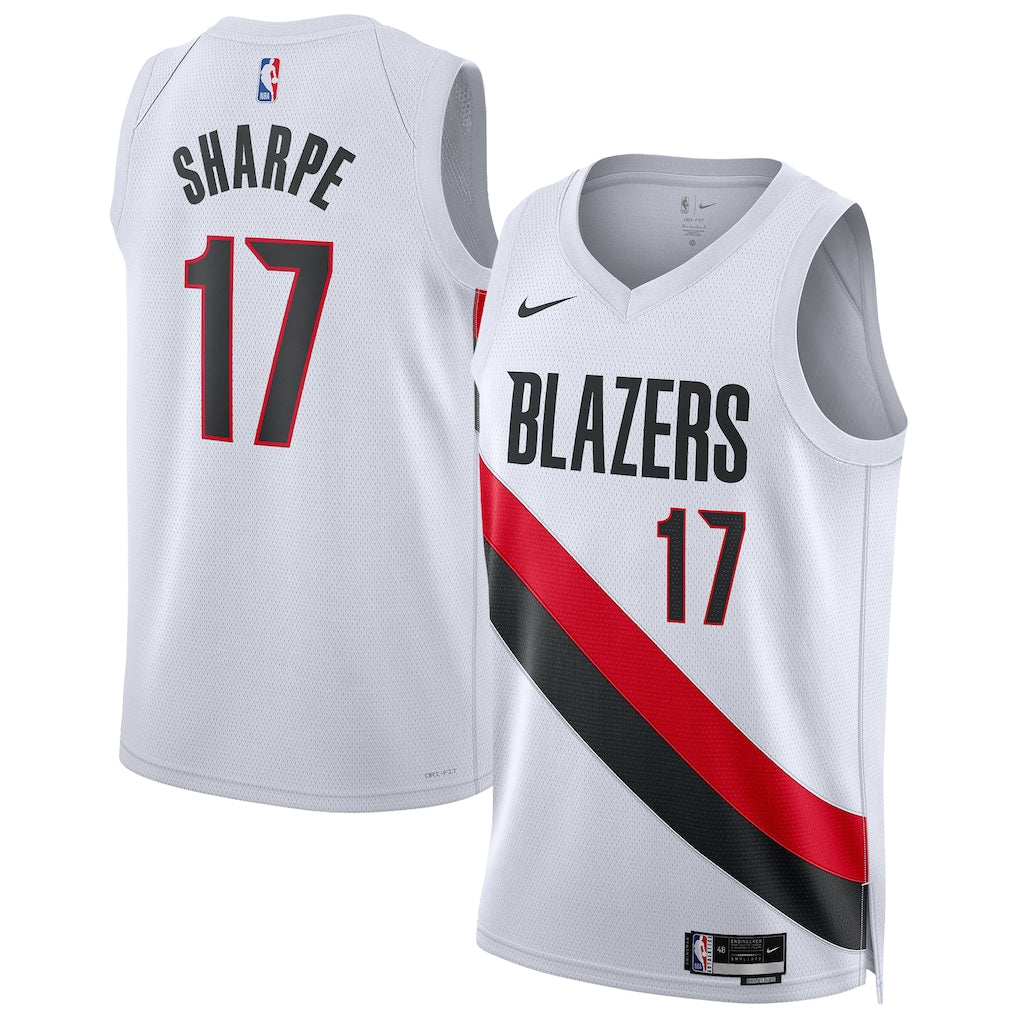 Shaedon Sharpe Portland Trail Blazers Unisex Swingman Player Jersey - Association Edition - White