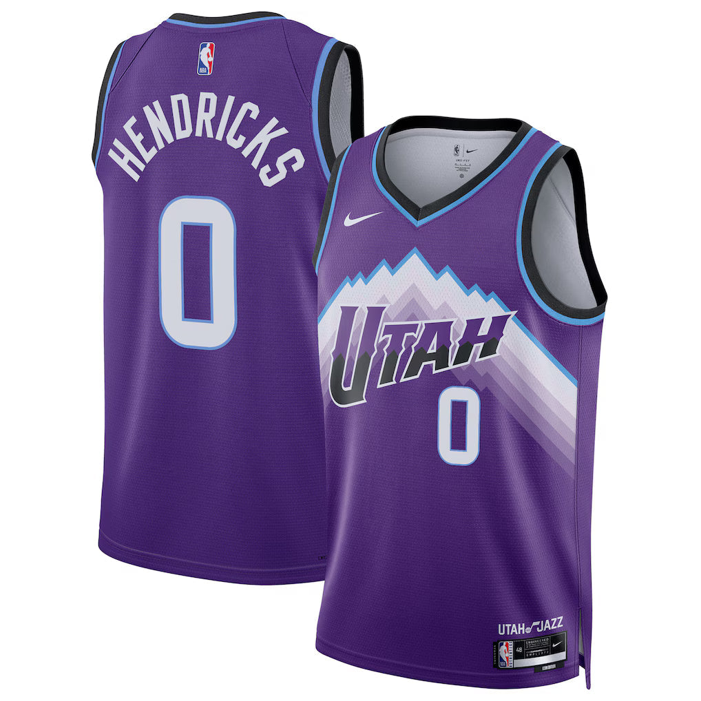 Taylor Hendricks Utah Jazz Unisex Swingman Jersey - Icon Edition - Purple