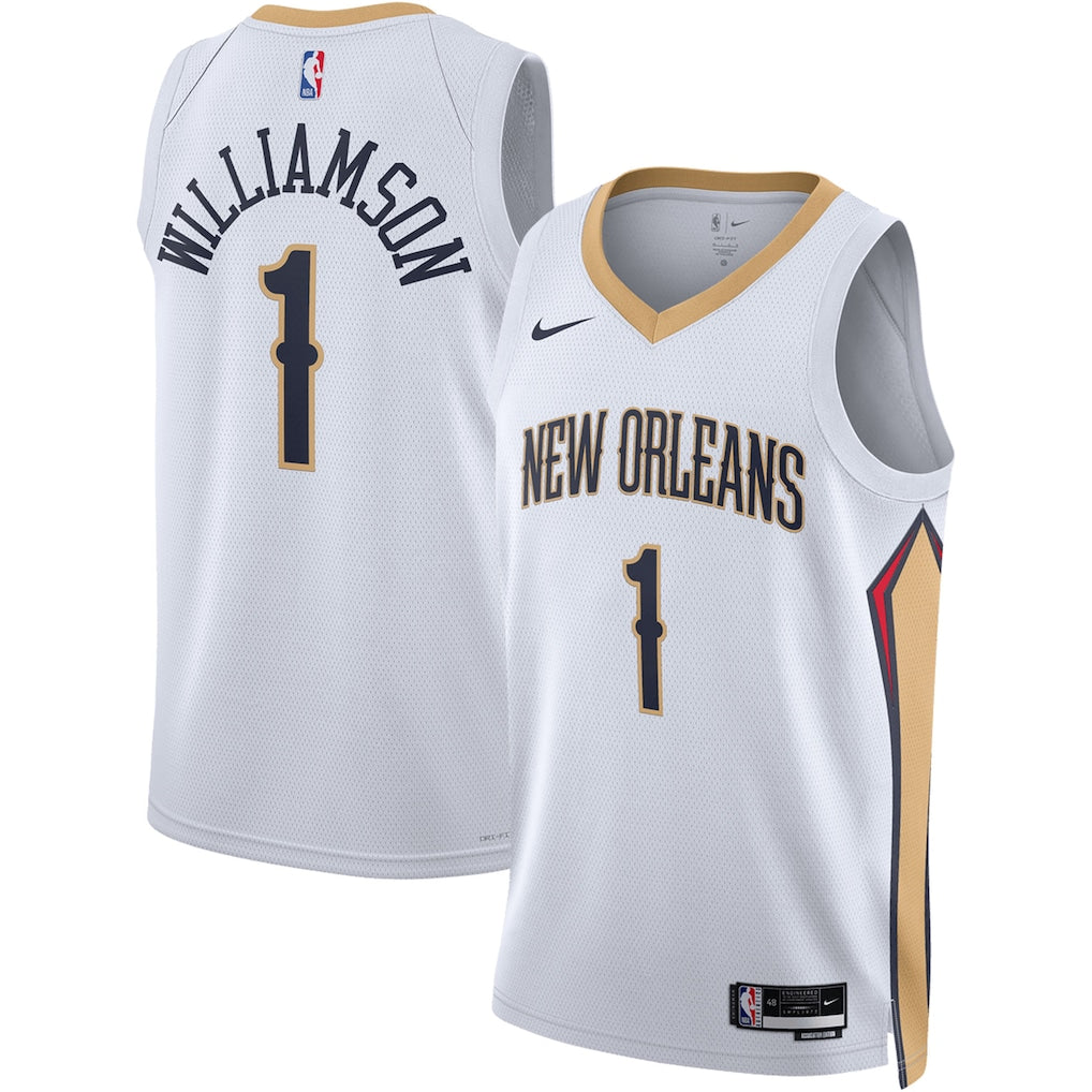Zion Williamson New Orleans Pelicans Unisex Swingman Jersey - Association Edition - White